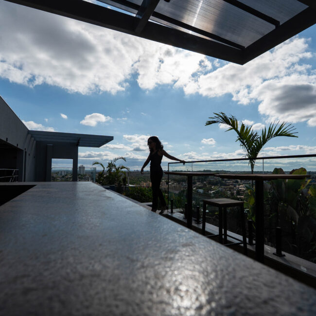 Piscina com borda infinita